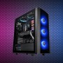 Компьютерный корпус Thermaltake Versa J25 TG RGB, CA-1L8-00M1WN-01